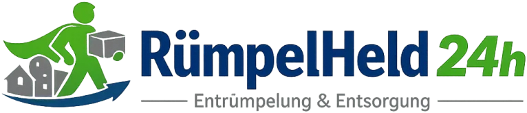 Firmenzeichen von Rümpelheld 24h auf hellem Hintergrund